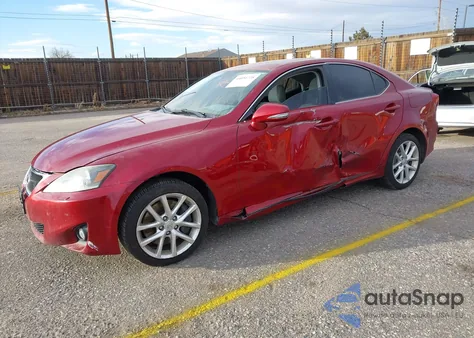 2011 Lexus Is 350 from USA, damaged, VIN JTHCE5C26B5001943